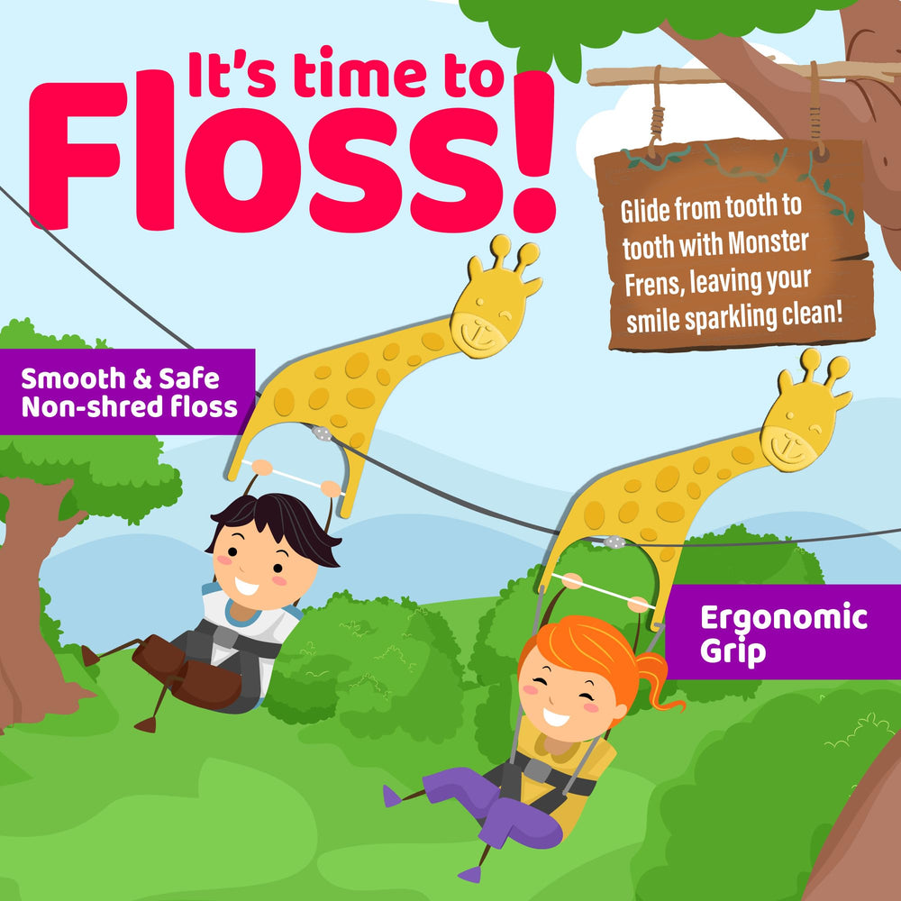 Giraffe Floss Picks 90-count for easy flossing