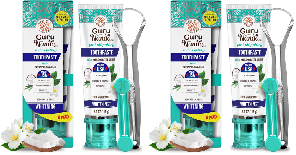 GuruNanda Hydroxyapatite Toothpaste Pack of 2 – front view