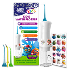 Hero image of GuruNanda Kids Water Flosser with Monster Frens theme