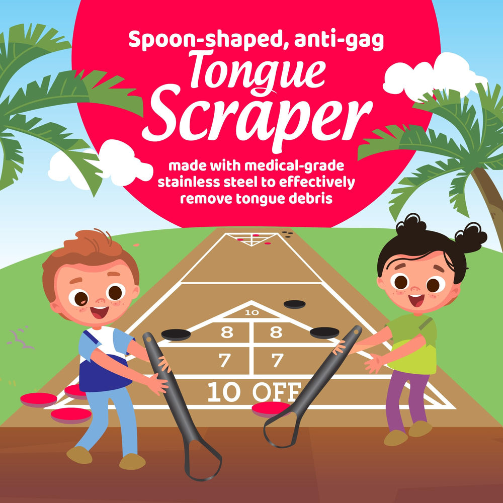 Kids water flosser with gentle pressure settings