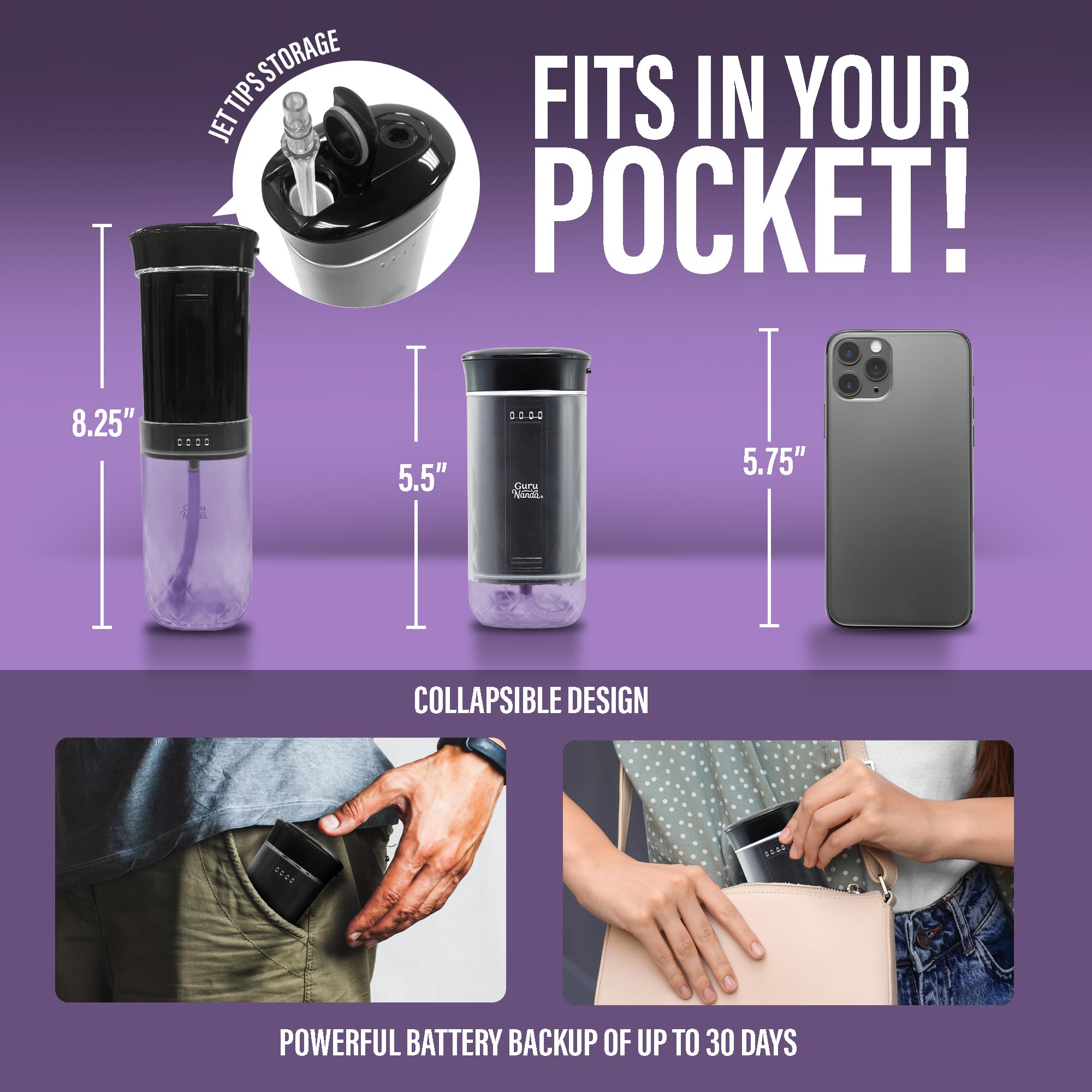 Travel toothbrush highlighting Softex bristles and included toothpaste