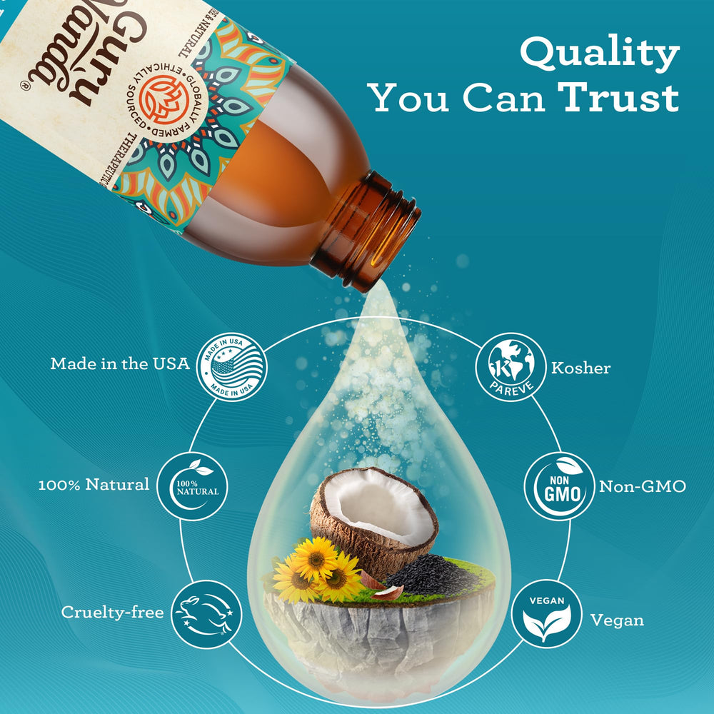 Box opened to reveal bottles and tongue scraper