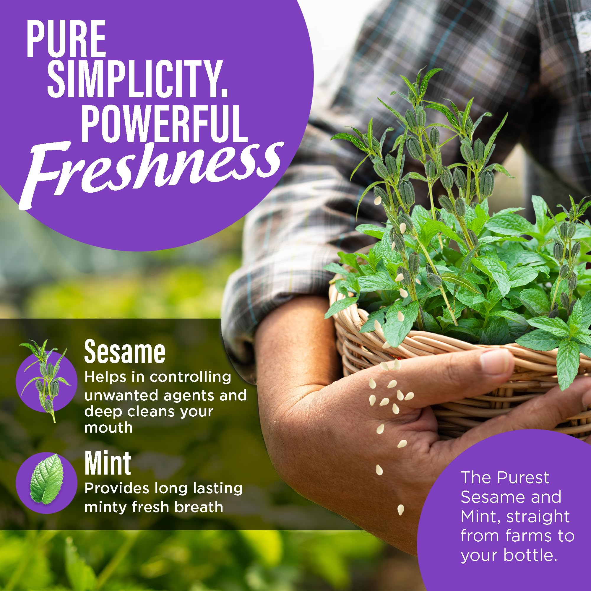 GuruNanda pre-brush rinse bottle included in the kit