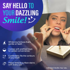 Whitening gel syringes and oil pulling sachets