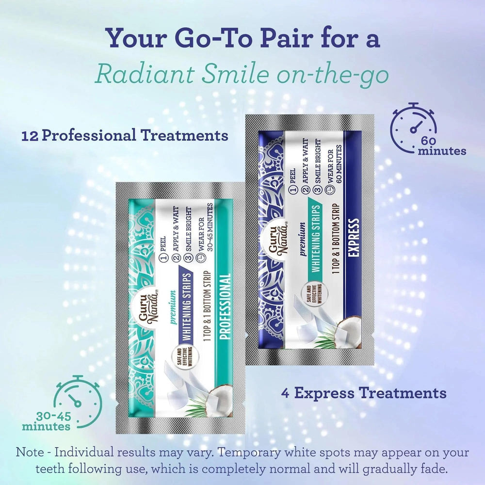 Express treatment setup for at-home whitening
