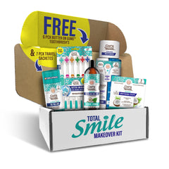 GuruNanda Total Smile Makeover Kit box with products