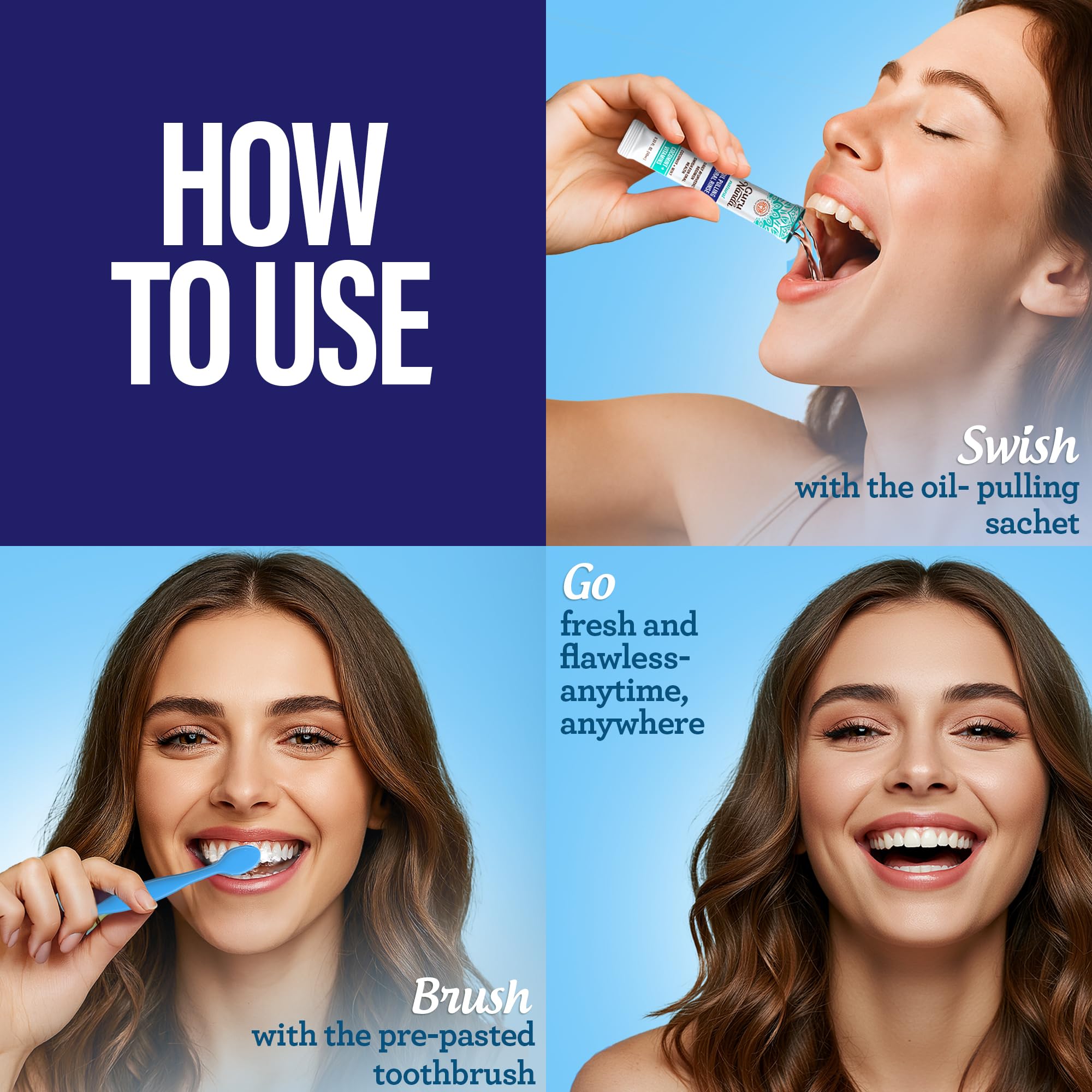 Close-up of disposable travel toothbrush featuring Softex bristles and built-in toothpick