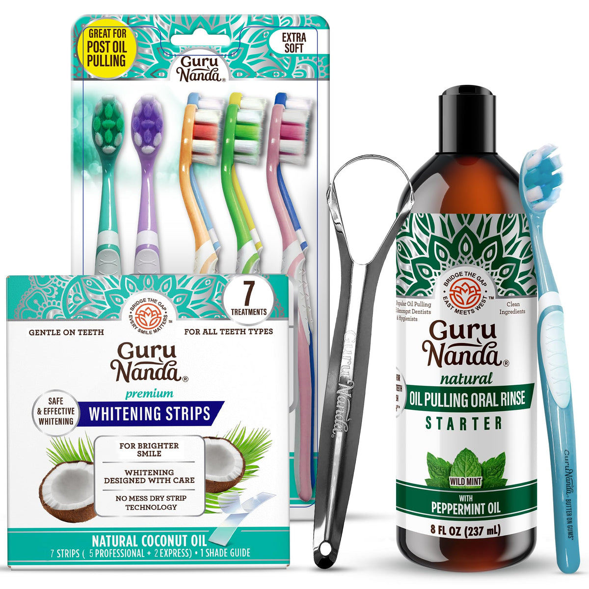 GuruNanda Ultimate Whitening & Care Bundle product image