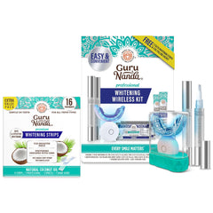 GuruNanda Ultimate Whitening Duo kit with wireless LED light