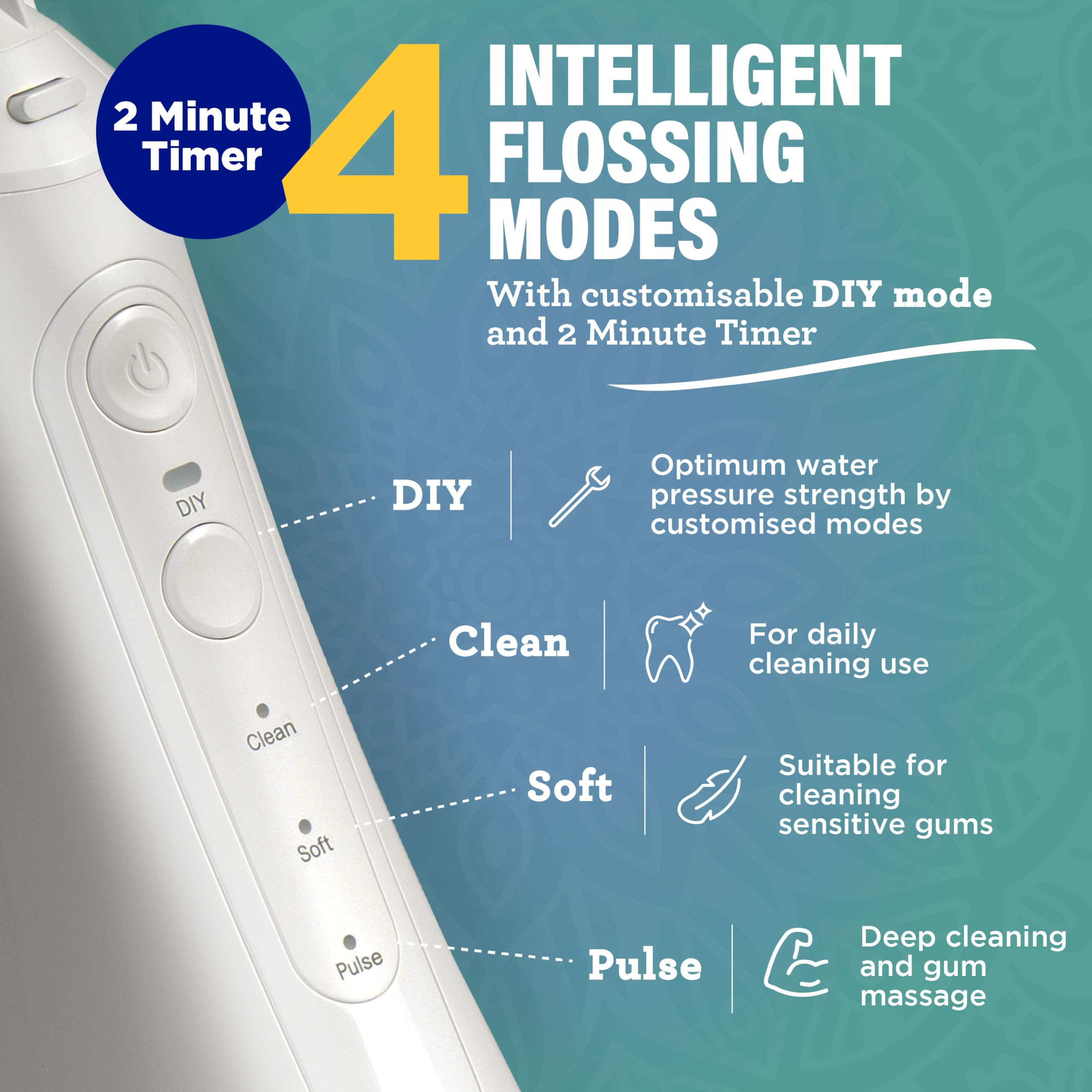 Flossing mode options DIY Clean Soft Pulse on GuruNanda 2.0 XL