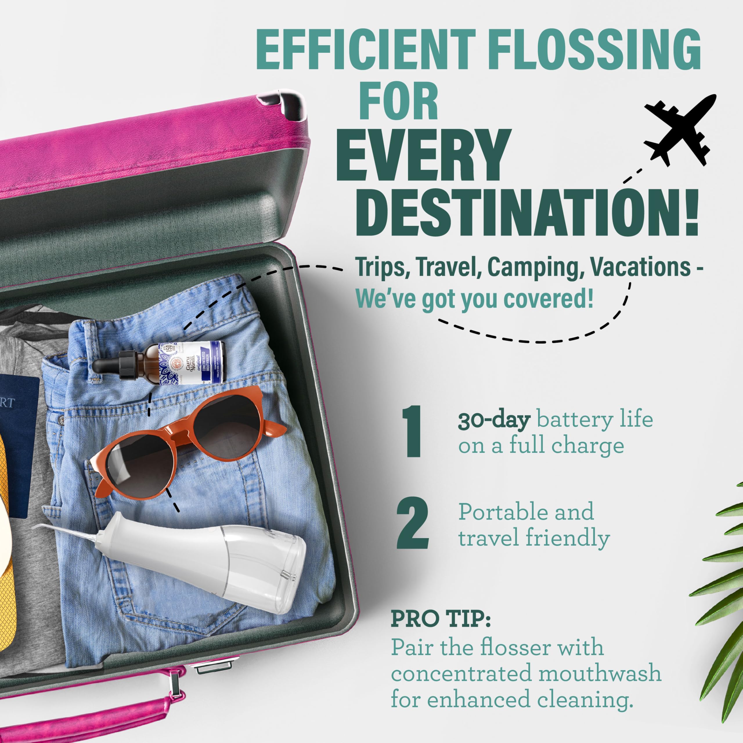 Compact design suitable for use in the shower