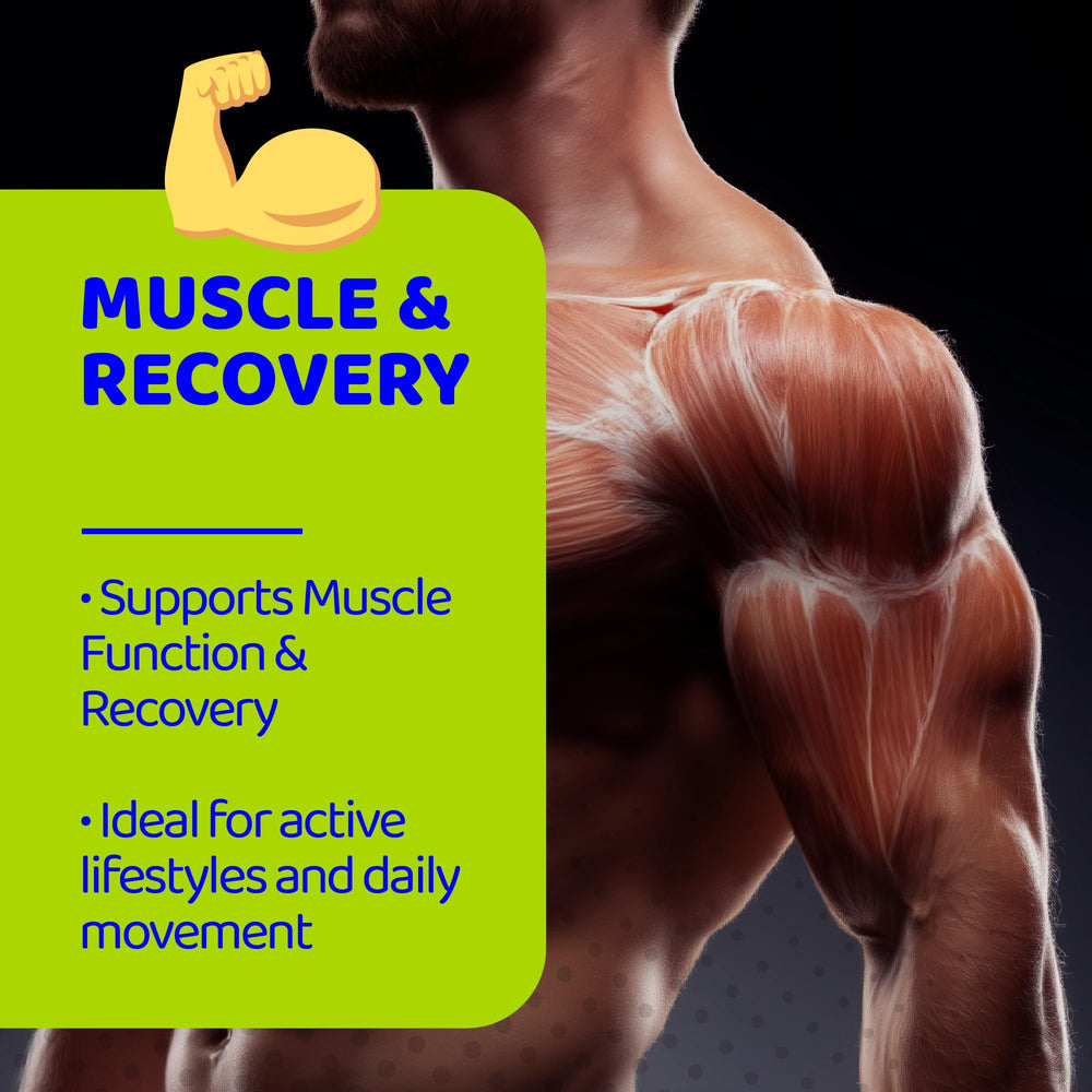 Illustration of daily dose of 2500mg magnesium glycinate