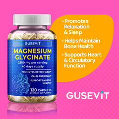 GUSEVIT ingredients showing vegan, non-GMO, gluten-free and soy-free