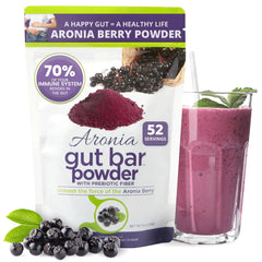 GUT BAR Powder container with aronia berries