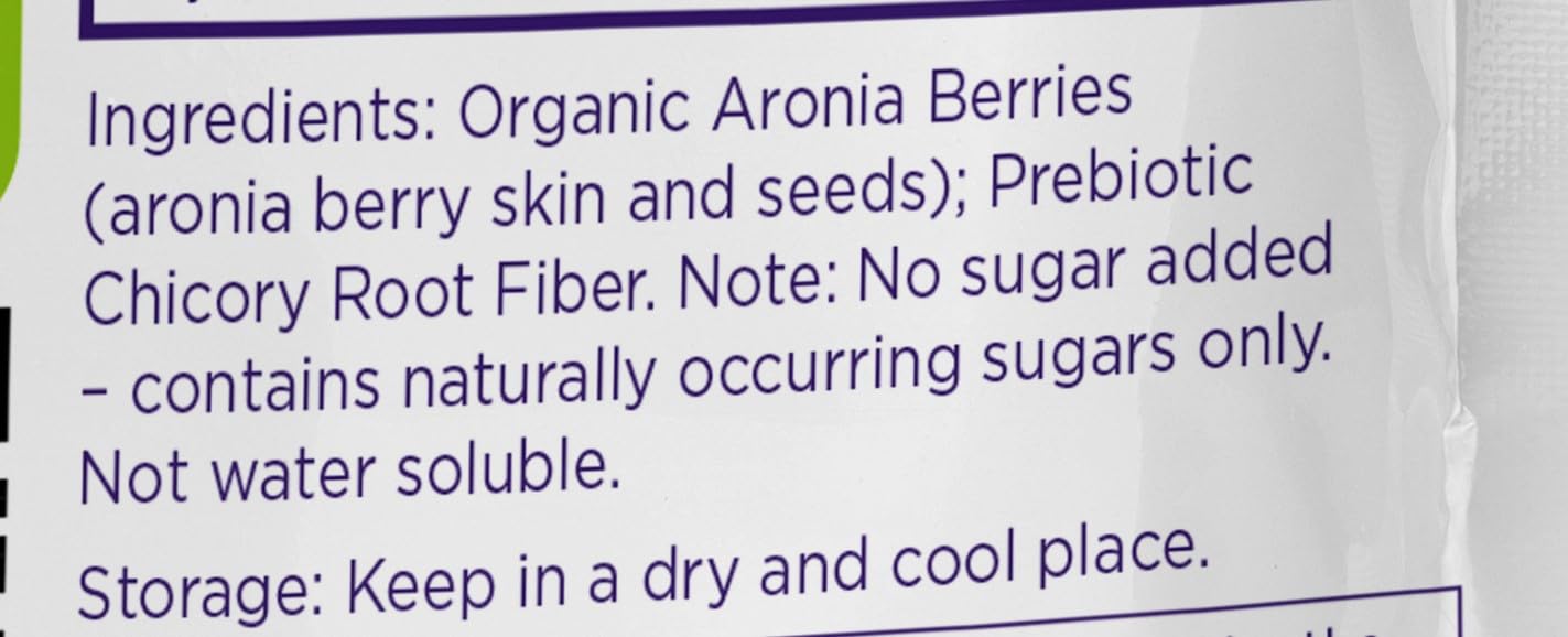 Close-up of organic aronia berries used in GUT BAR Powder