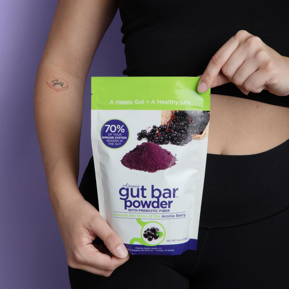 GUT BAR Powder packaging and branding
