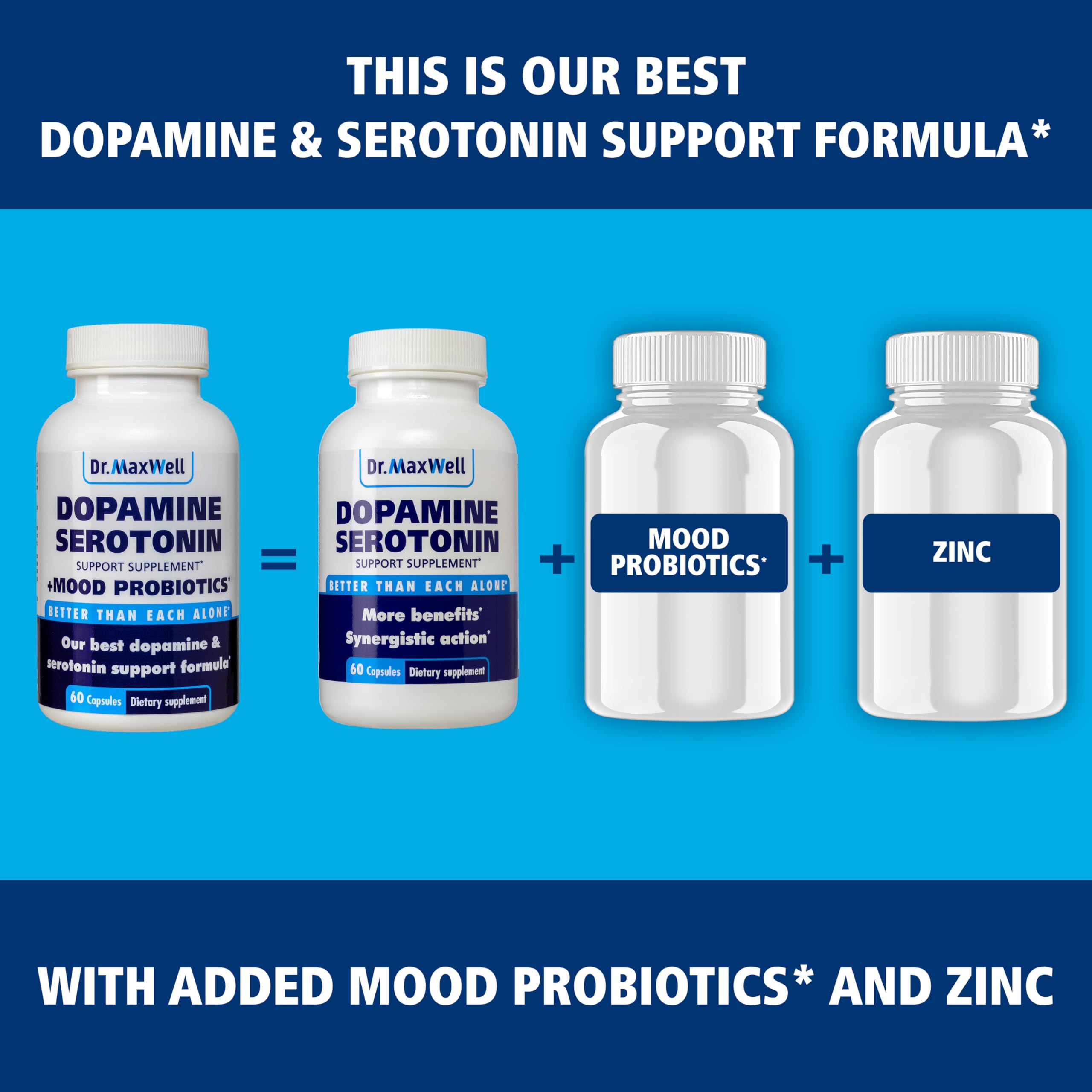 Illustration of gut brain health and mood support
