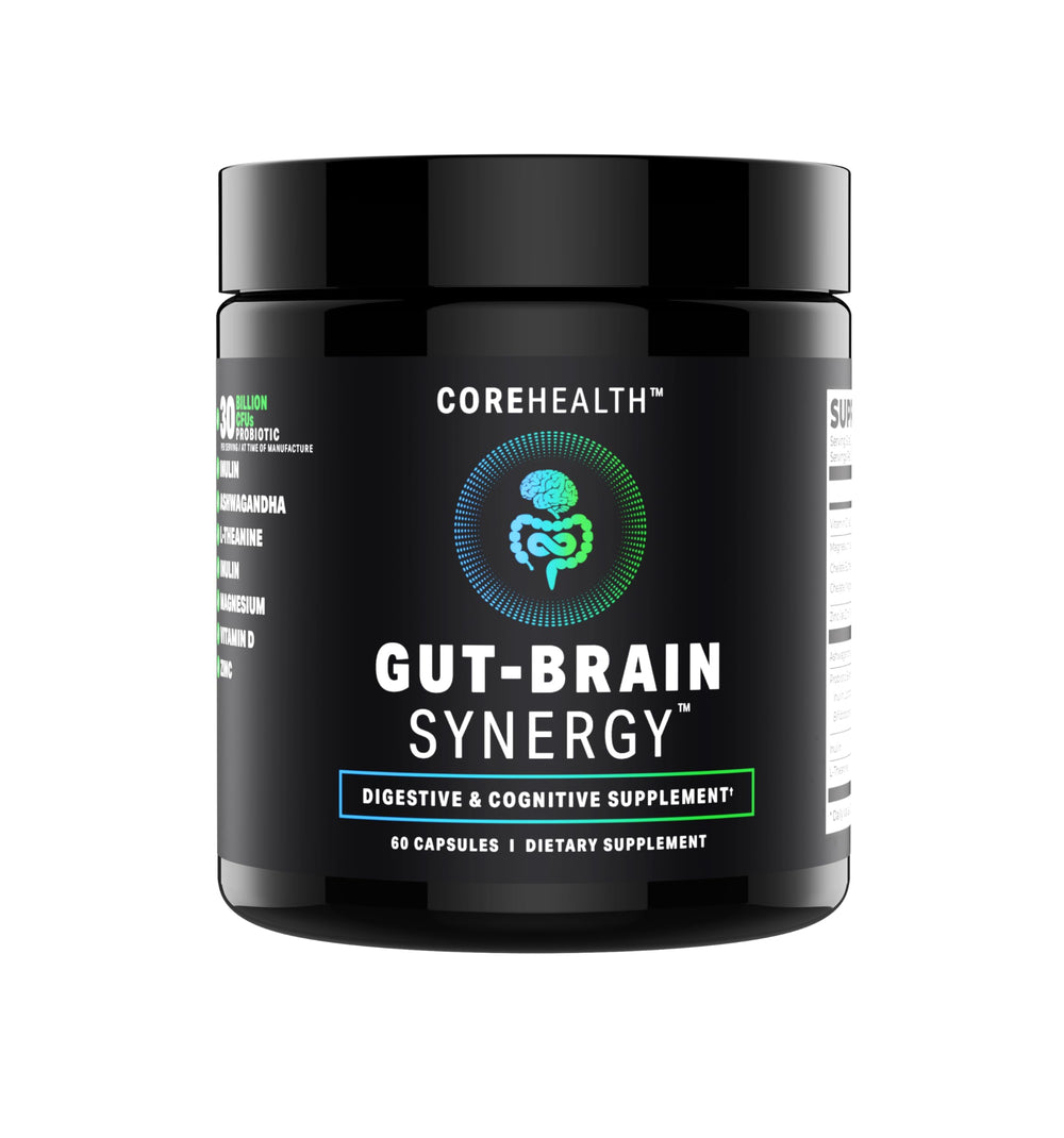 Gut-Brain Synergy bottle and label
