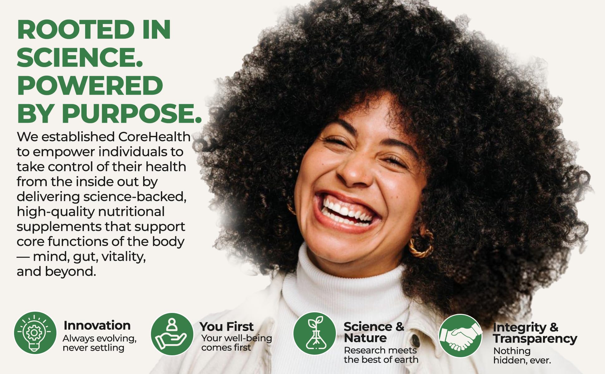 Lifestyle shot of Gut-Brain Synergy product