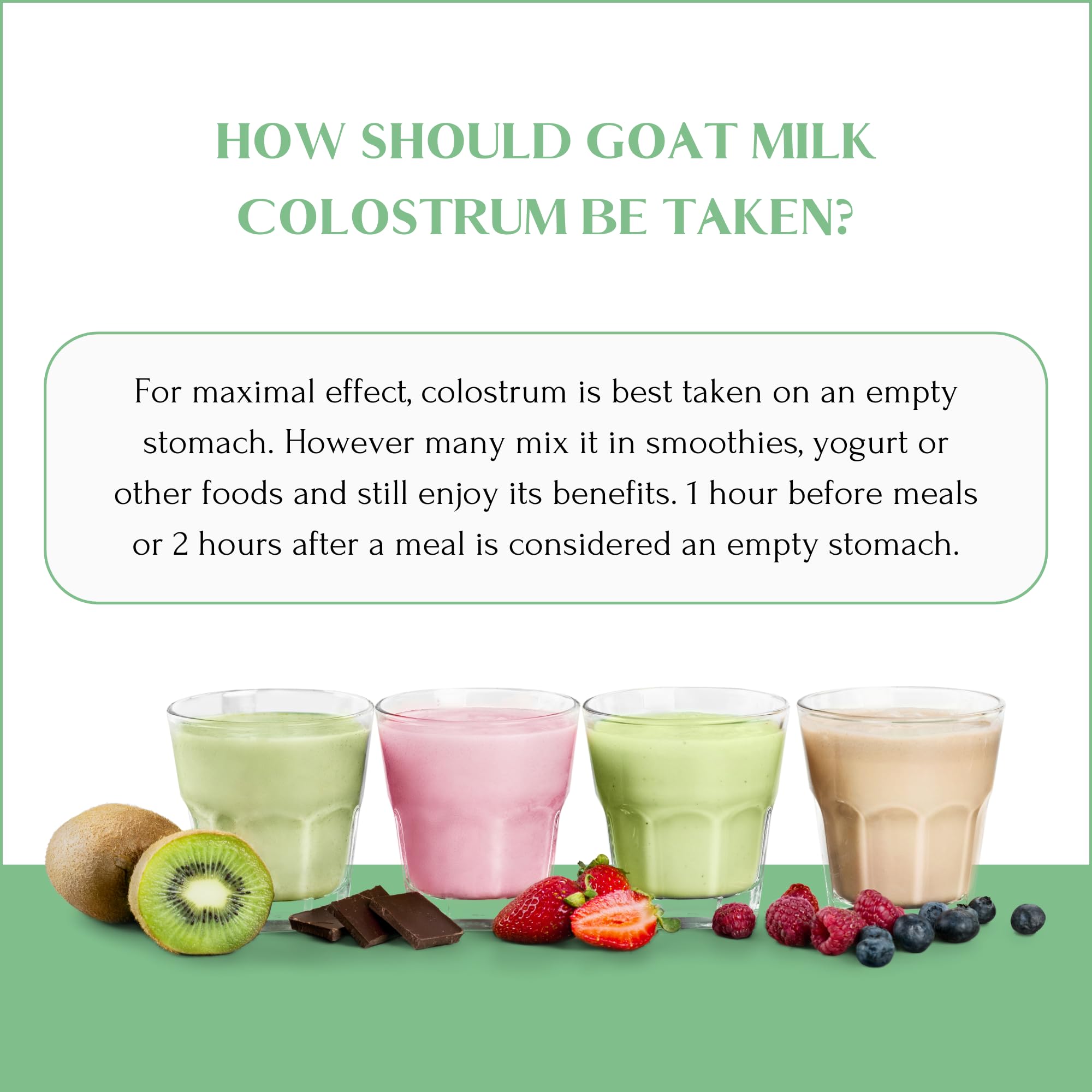 Supports gut health and immune system with colostrum