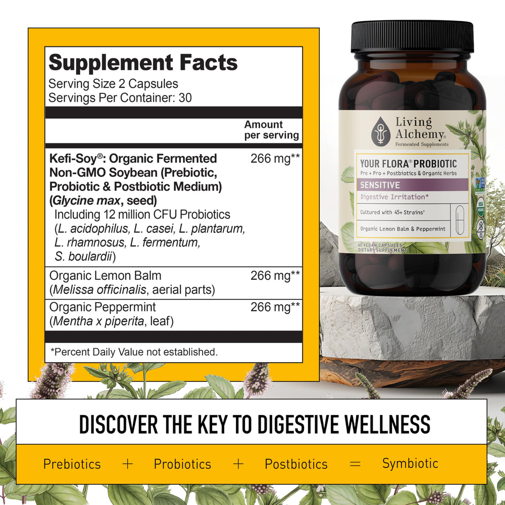 Close-up of probiotic capsules for gut health