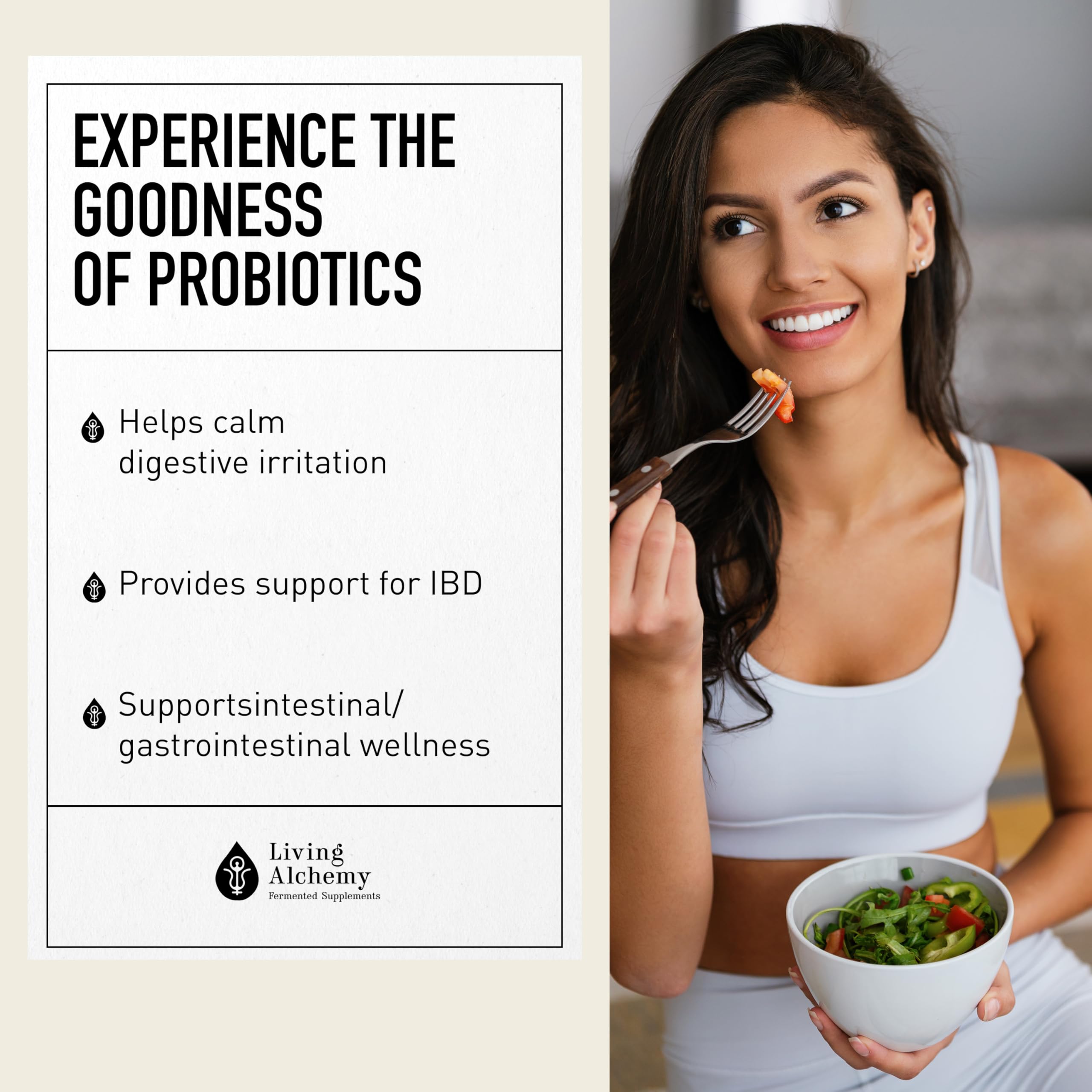Prebiotics and postbiotics symbolizing gut health support