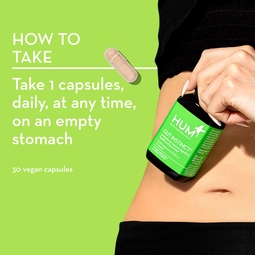 Graphic depicting digestive health and gut microbiome concept