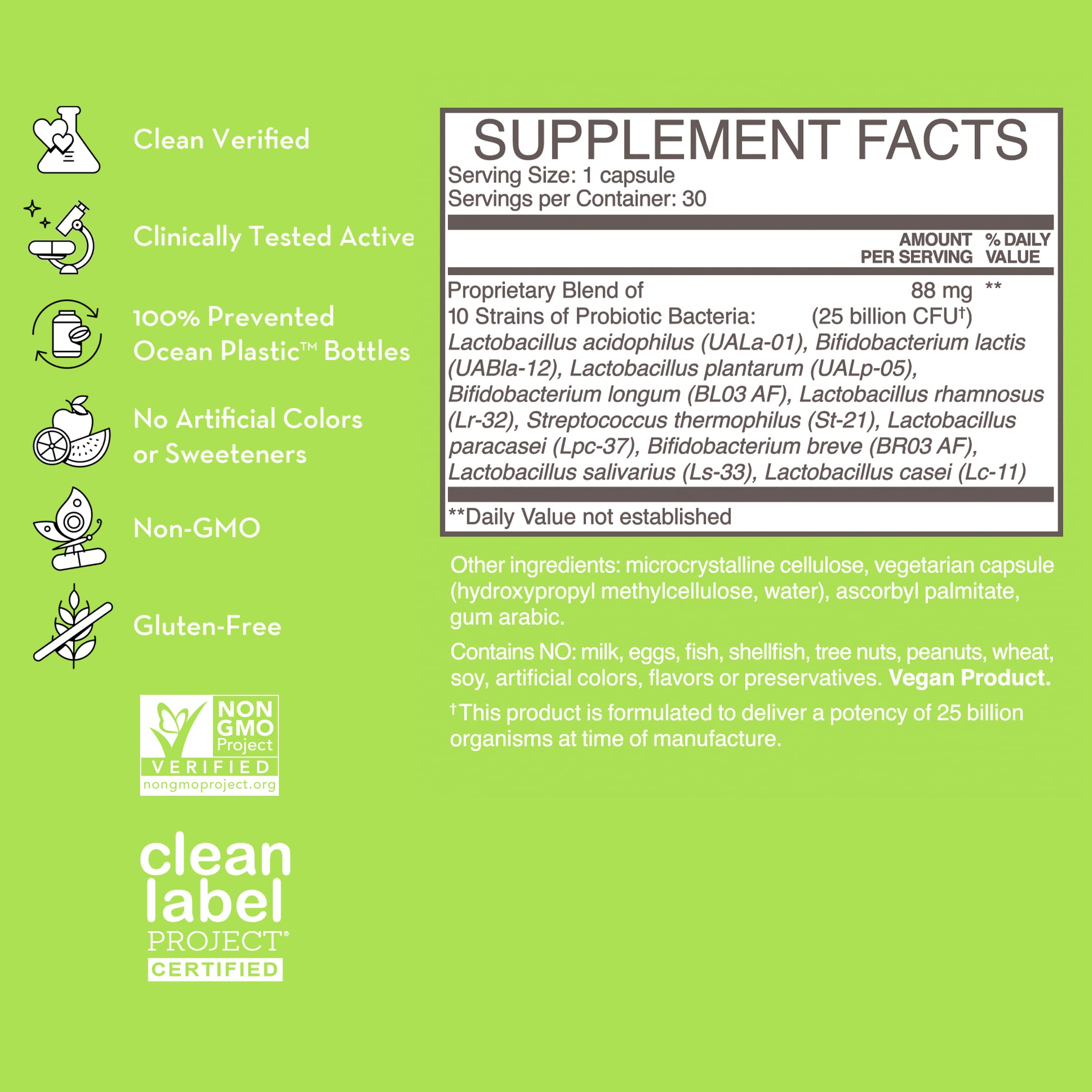 Close-up of vegan capsules for Hum Gut Instinct