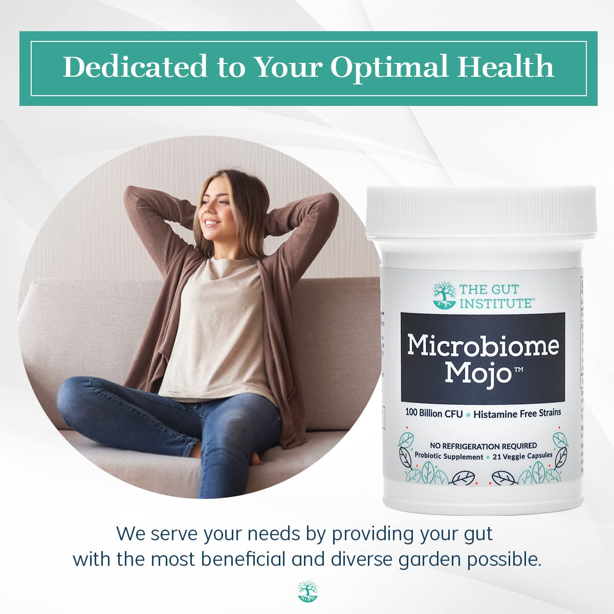 Travel-friendly probiotic bottle