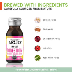 Second close-up view of the My Gut Mojo bottle label