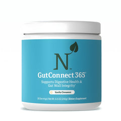 GutConnect 365 vanilla cinnamon tub front label