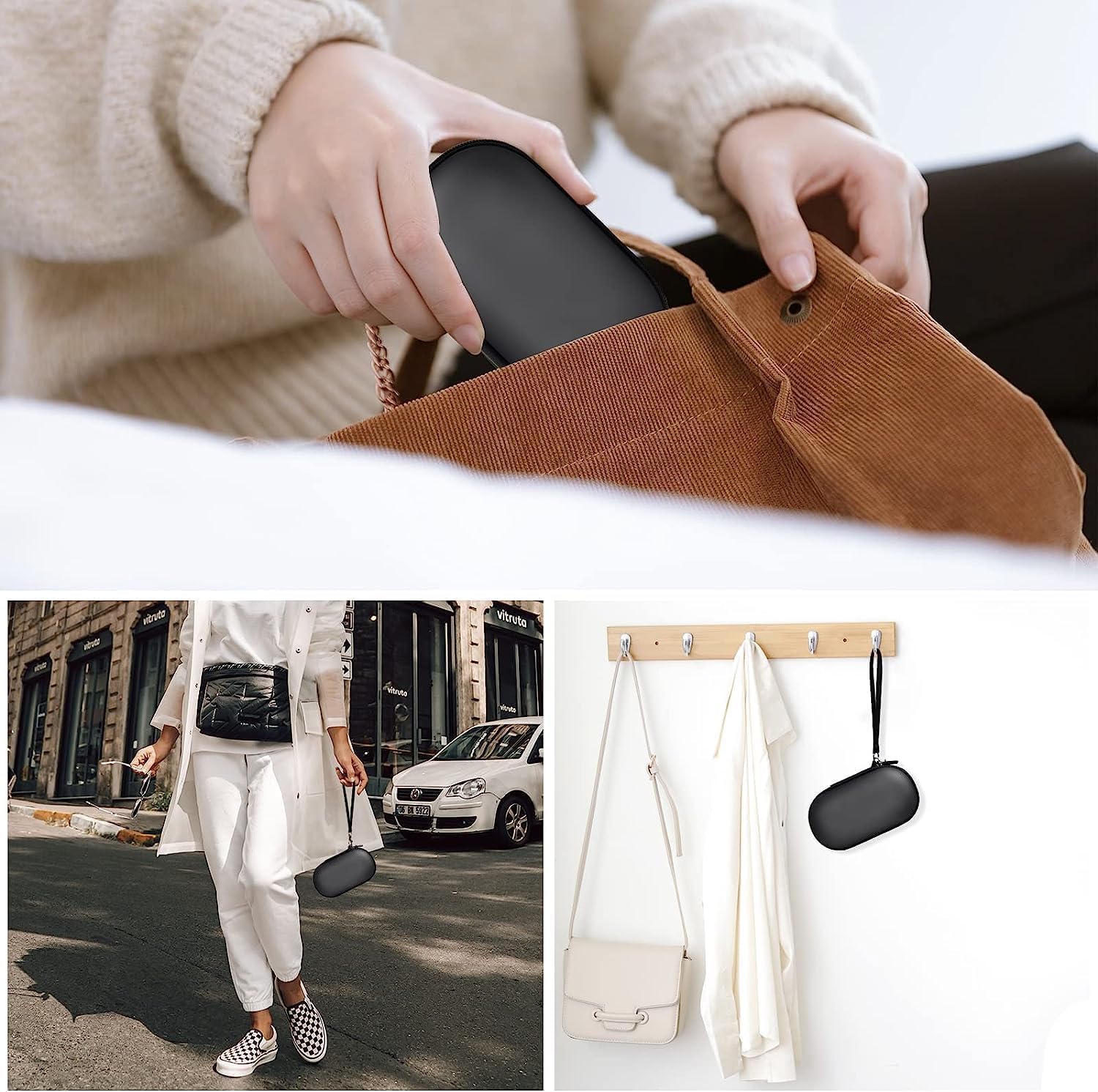 Gift-ready GWCASE travel eyewear organizer