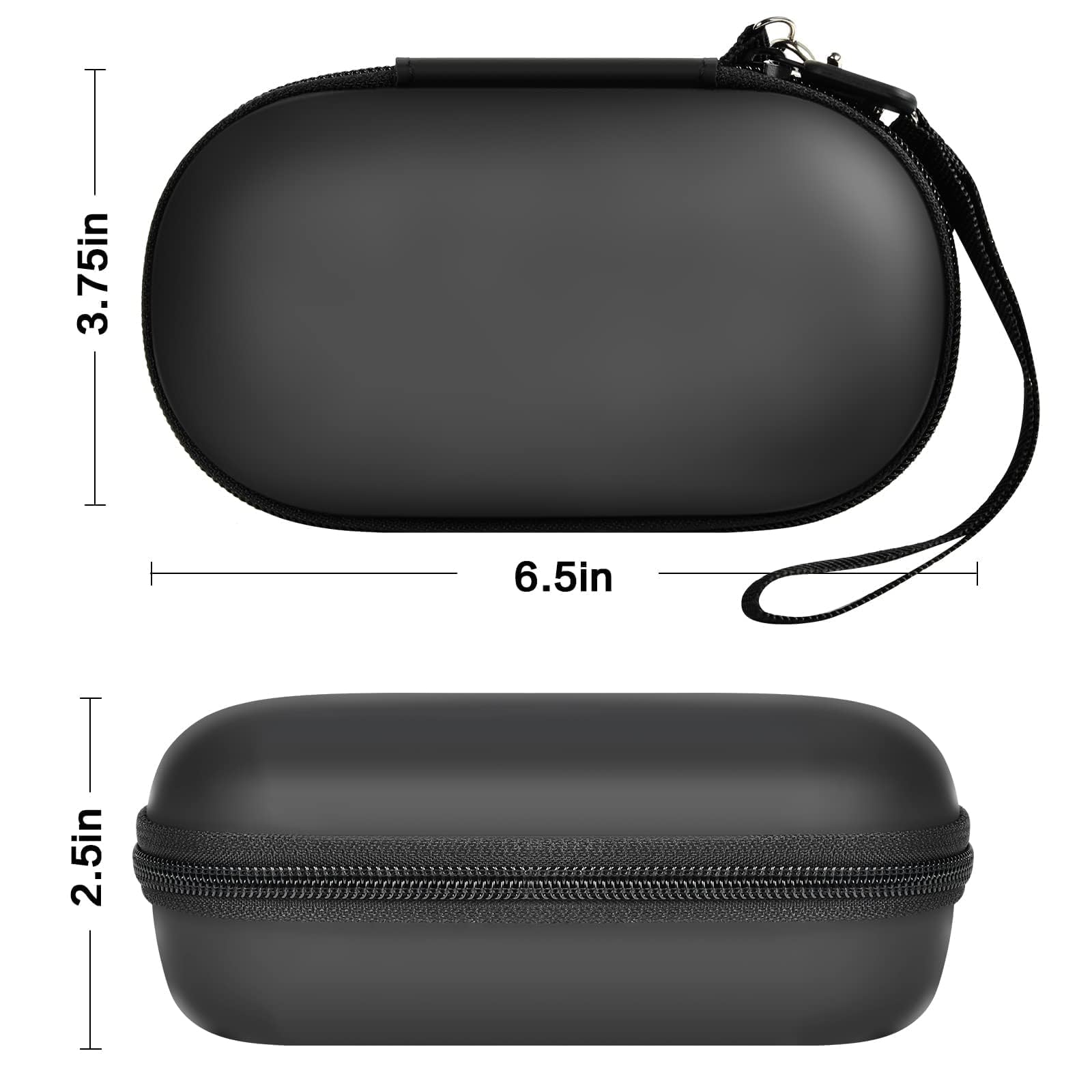 Compact hard-shell EVA/PU case with durable protection