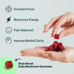 Made in USA label on Gwella Focus Gummies packaging