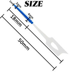 Interdental brush close-up head made of soft silicone