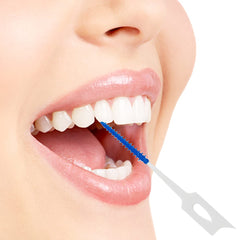 400 interdental brushes with storage box for daily use
