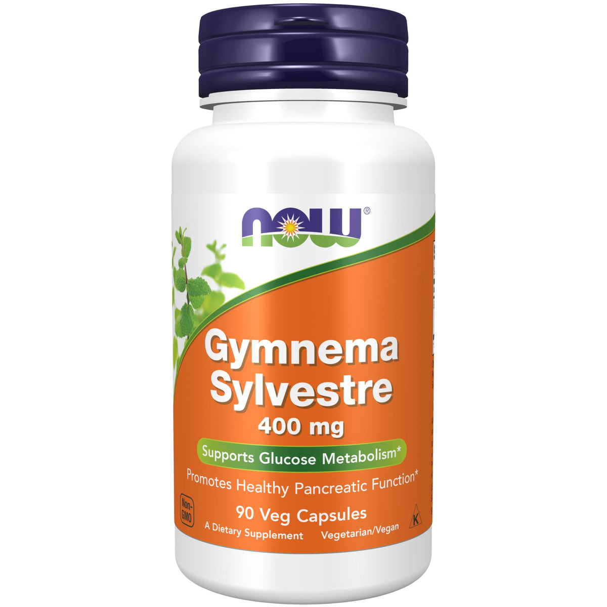 NOW Supplements Gymnema Sylvestre 400 mg 90 vegetarian capsules