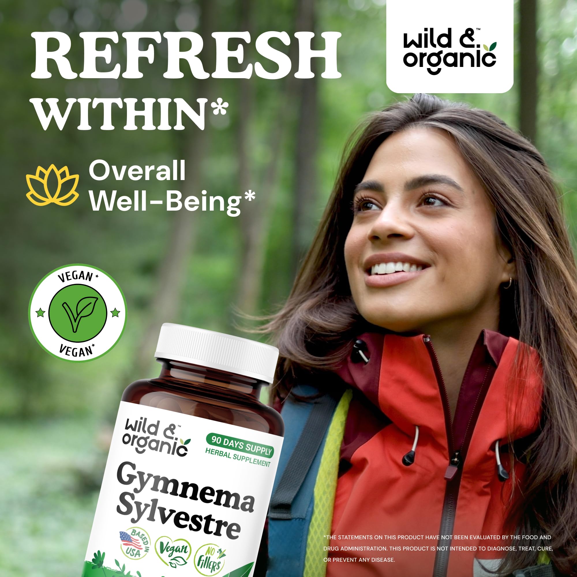 Gymnema Sylvestre capsules vegan ingredients label