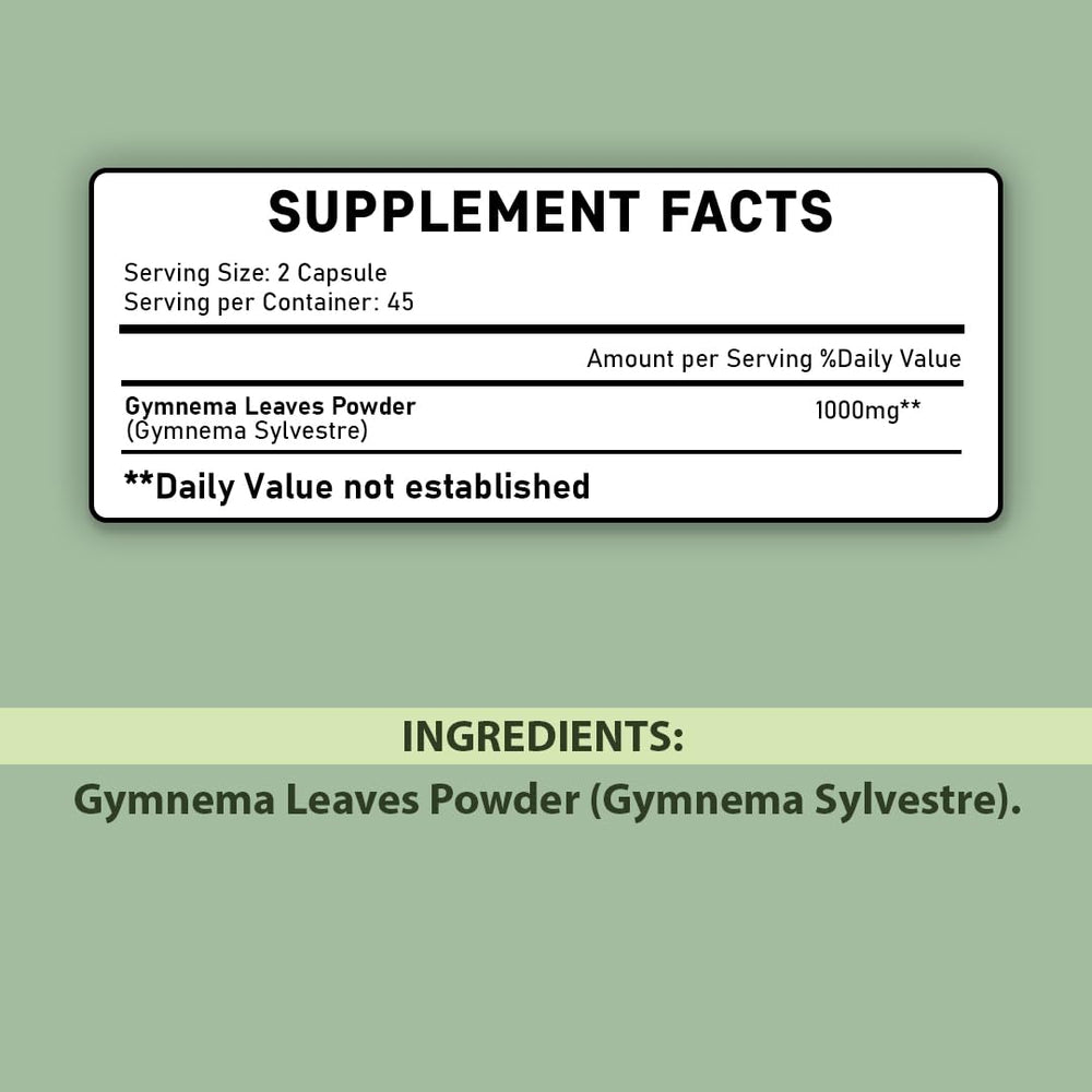 Hero shot of Gymnema Tablets 1000 mg