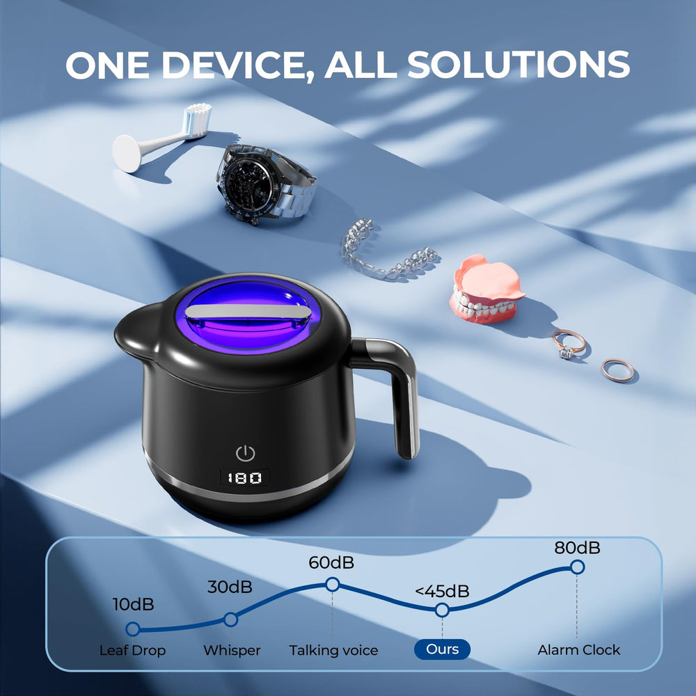 Accessories and packaging for the ultrasonic cleaner