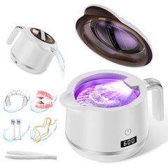 GYNHD Ultrasonic Retainer Cleaner porcelain white front view