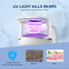 Illustration of 45kHz ultrasonic cleaning action