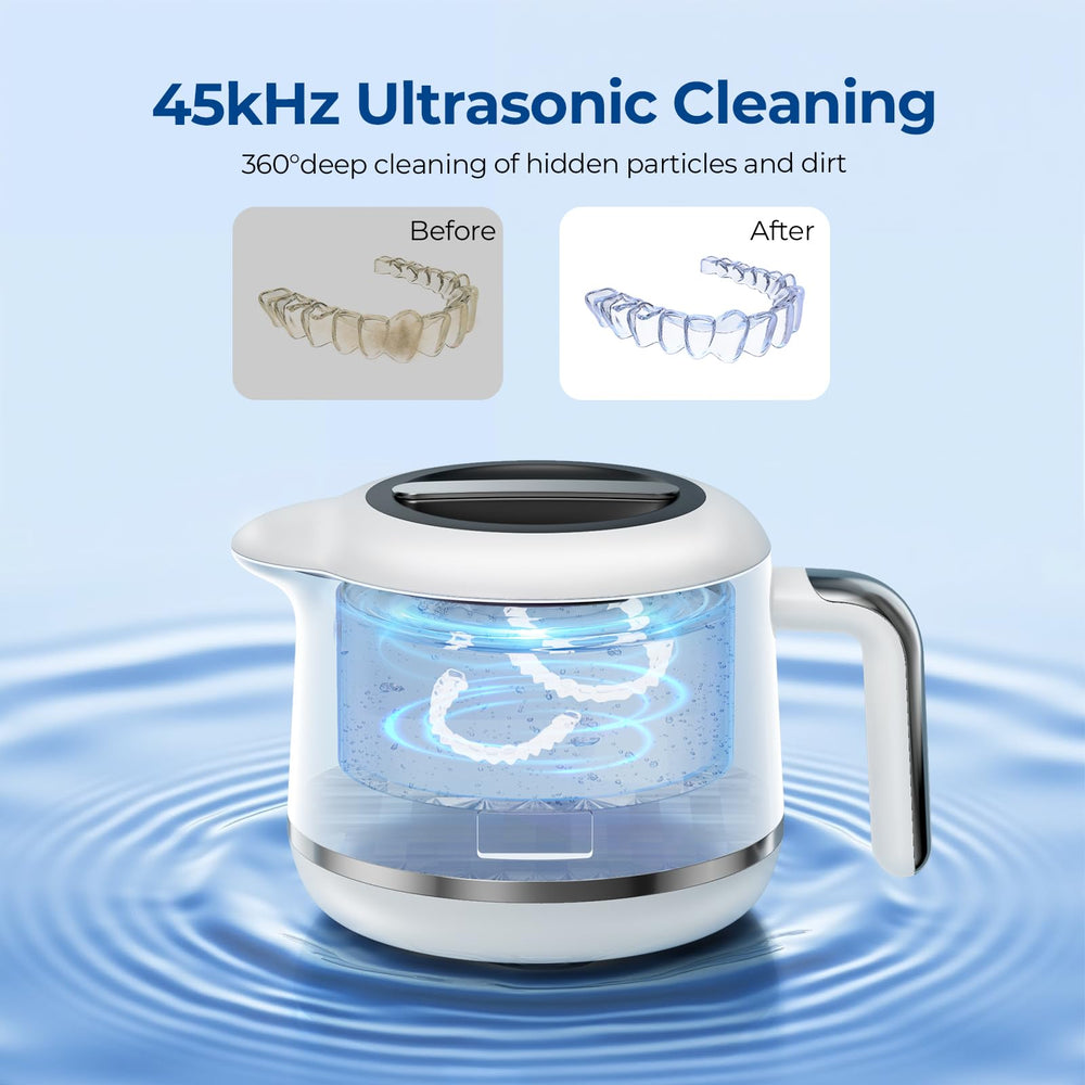 Five cleaning modes with digital timer display