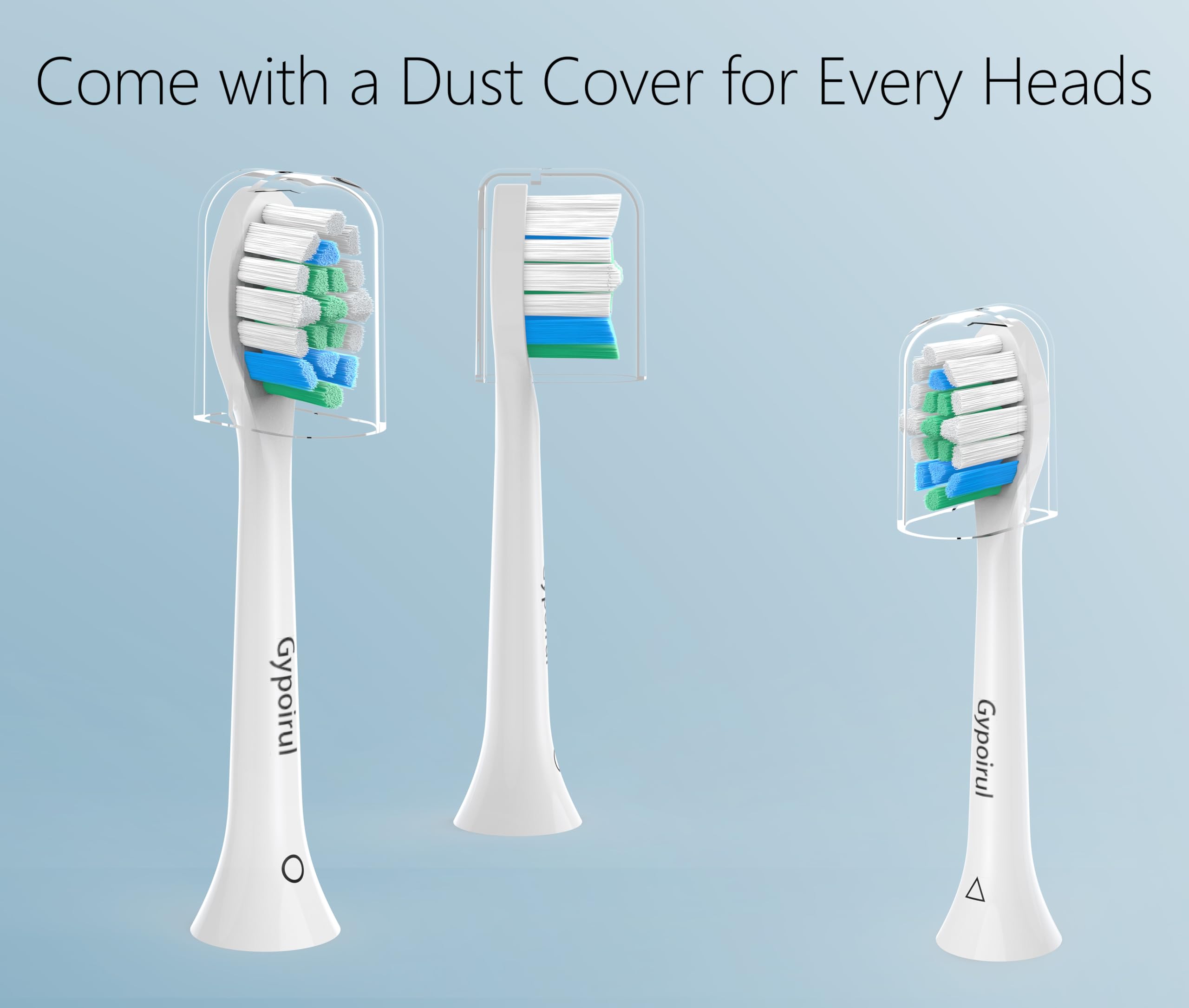 End-rounded bristles for gentle and effective cleaning