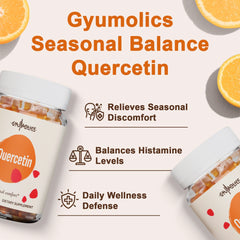 Close-up of quercetin gummies for kids