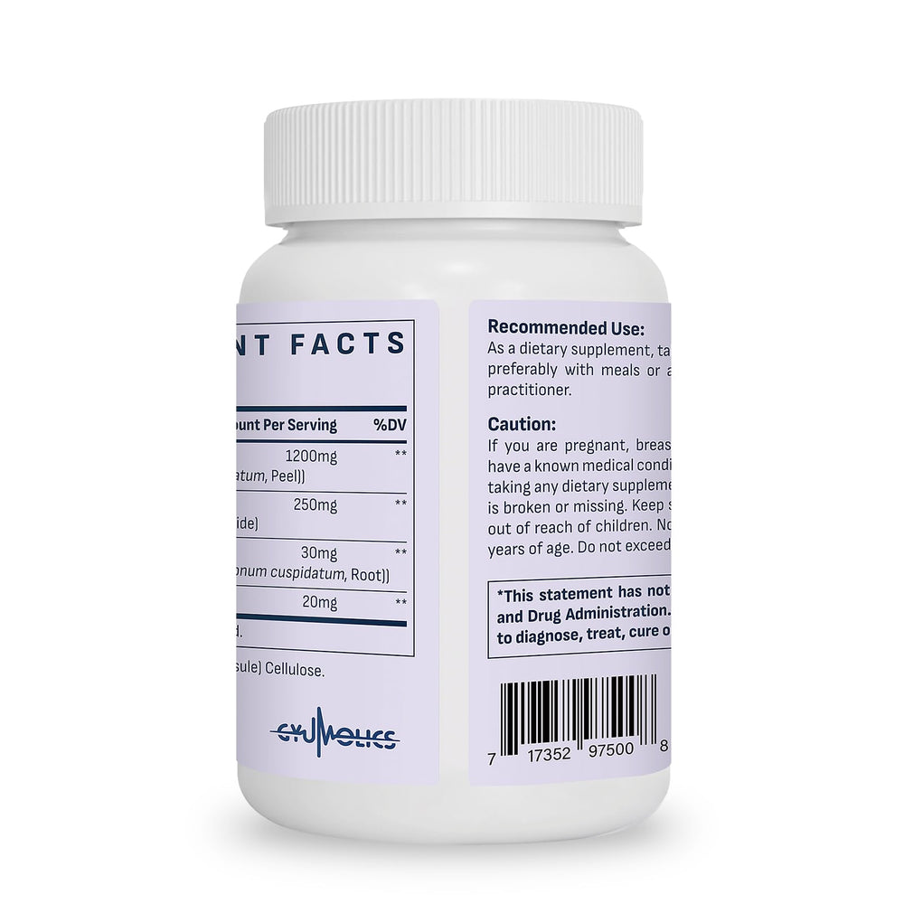 Graphic of ingredients: Urolithin A, NAD+ precursors, trans-resveratrol, spermidine