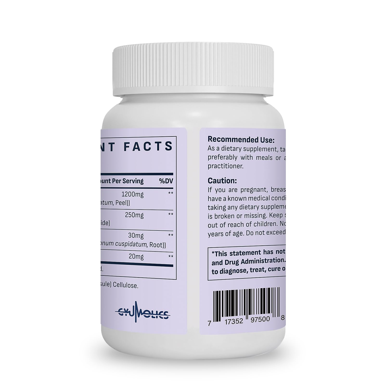 Third-party purity and dosage verification label