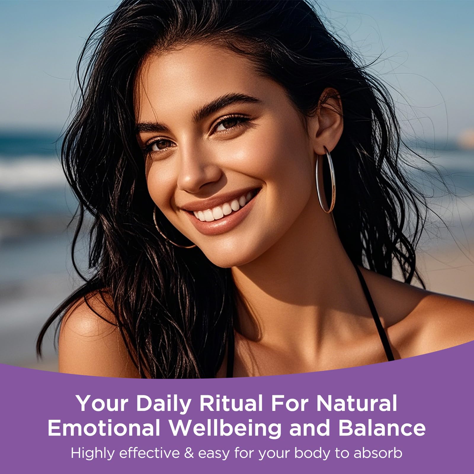 Wellness concept with saffron drops and natural ingredients