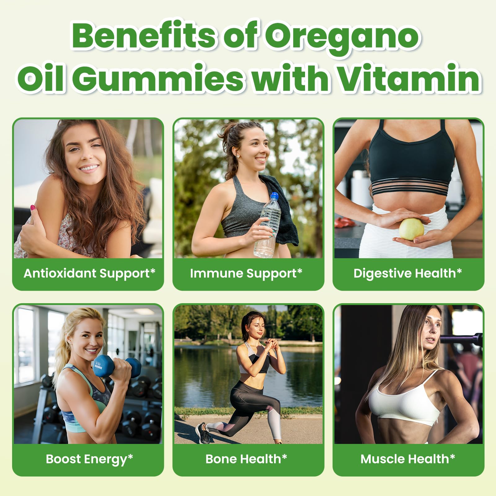 Ingredients panel of GZ Hao Yuan oregano gummies