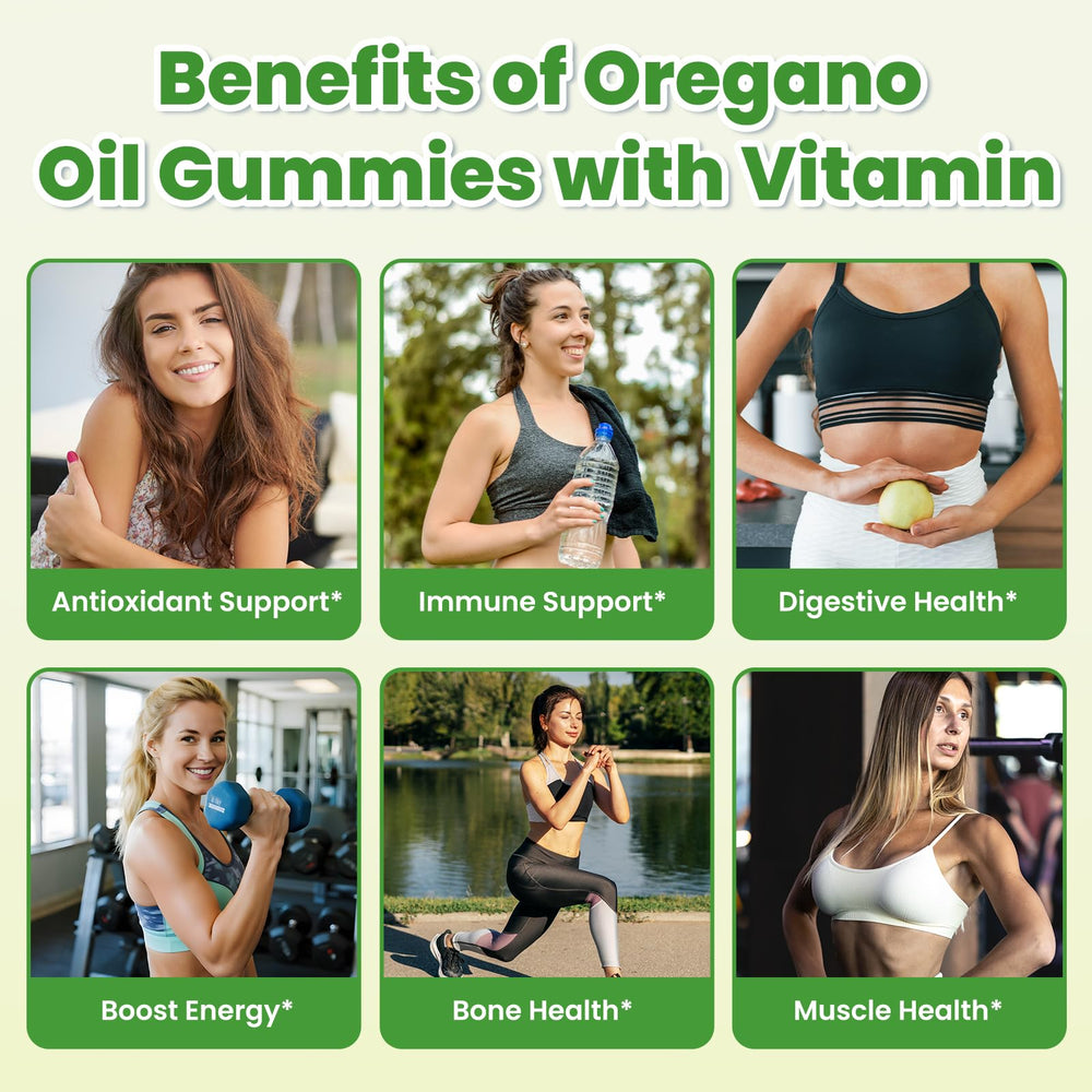 Ingredients panel of GZ Hao Yuan oregano gummies